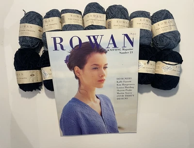 Rowan Chenille Knitting Kit w/ Knitting Magazine and 14 Skeins - Image 1 of 4