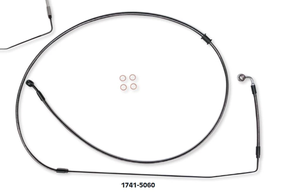 2015-2021 Magnum ABS Upper Brake Line +8" Indian Chief Springfield Roadmaster - Image 1 of 4