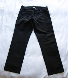 Men's Vintage Agnes B Homme Paris Black Straight Leg Slim Pleated Dress Pants 40 - Bild 1 von 11
