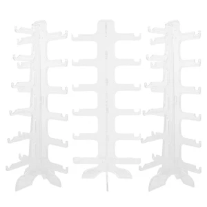 3pcs Sunglass Holder: 6-Slot Glasses Storage Rack For Sunglasses And Eyeglasses - Picture 1 of 19