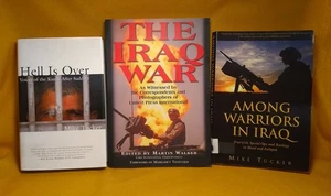 Signed Iraq War Eyewitness 3 book lot Mike Tucker Martin Walker Military History - Picture 1 of 18