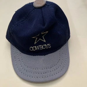 Vintage 92 MINI CAP HAT KEYCHAIN NFL Dallas Cowboys Sewn FOOTBALL TEAM 1745 - Picture 1 of 3