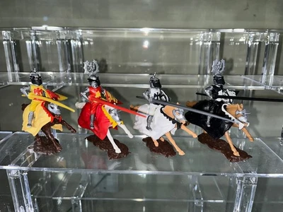 Timpo Toys Great Helm-Jousting Knights Premium Juego Completo de 4 Diferentes Foto 1 de 4