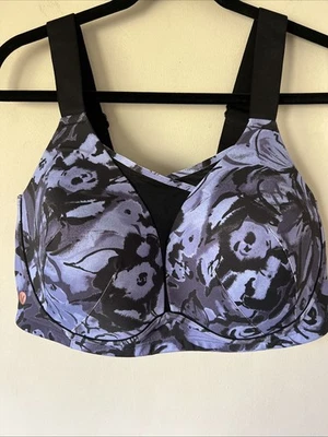 Sutiã esportivo LIVI Lane Bryant tamanho 42DD resfriamento sem fio impacto médio novo com etiquetas - Imagem 1 de 4