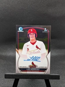 Luis Rodriguez 2023 Bowman Chrom 1. Auto #CPA-LR St. Louis Cardinals - Bild 1 von 2