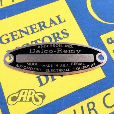 1927-1955 Generator Starter ID Tag | Buick Chevy Olds Cadillac Pontiac Packard - Image 1 of 4
