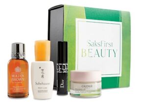 NIB Saks Beauty Box #2 Samples Dior Molton Brown Sulwasoo Caudalie