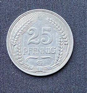 Sammlerstück 25 Pfennig Deutsches Reich 1911 G - Bild 1 von 2