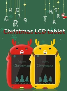 Tableau Écrivant LCD 8,5 Pouces, Motif De Noël, Avec Fonction Anti-Clearance - Afbeelding 1 van 9