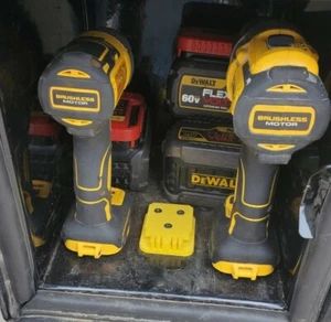 **2 Pack** Dewalt YELLOW 20V Battery Slot Tool Holder Mount - Picture 1 of 7