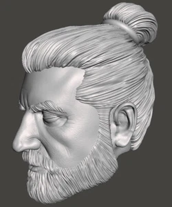 Hercules v3 custom print head for 4" 6" 7" 12" Marvel action figures - Picture 1 of 2