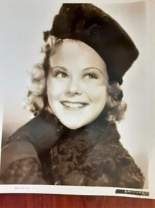 Sonya Henie Skater Vtg Rare Photograph 8x10 Marked with Numbers Made n USA Good - Picture 1 of 4
