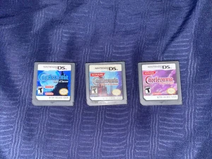 Lot Of 3 Castlevania Games Nintendo Ds Dawn Of Sorrow, Order Of Ecclesia, Por... - Picture 1 of 5