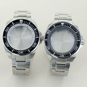 43.8mm Seiko Samurai Mod Caja Reloj + Pulsera Cerámica Inserción Deflector Zafiro - Imagen 1 de 16