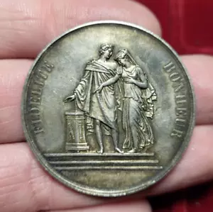 #45-142 ~ Mariage Argent - 26g / médaille 勋章 - Foto 1 di 2