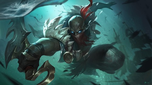 League of Legends pyke league legends pc gaming warrior playmat gaming ...