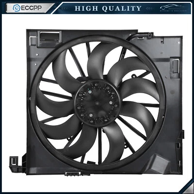 Radiator Fan Assembly For 2010 2011 2012 2013-2015 JAGUAR XF 10-19 JAGUAR XJ - Image 1 of 4