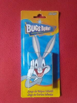 BARAJA DE CARTAS INFANTIL EN BLISTER DE FOURNIER NAIPES LOONEY TUNES BUGS BUNNY. - Imagen 1 de 2