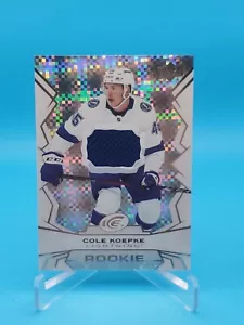 Cole Koepke 2022-23 Upper Deck Ice #103 Silver Rookie Jersey - Lightning Rookie - Picture 1 of 2