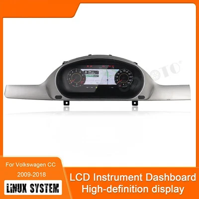 Velocímetro de instrumento digital LCD para Volkswagen Passat CC B6 B7 05-19 Foto 1 de 4