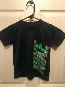 Boys Dri fit Nike Tee Blue, Green, White Size 4 - Picture 1 of 5