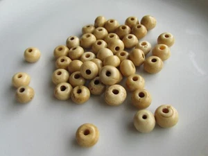 Jewellery Design 10mm Natural Cream Round Chunky Bone Bead Beads Pack 10 - Picture 1 of 6