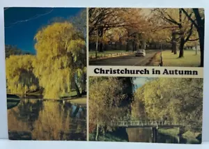 Christchurch im Herbst, Neuseeland Vintage Postkarte A.H. & W. Reed - Bild 1 von 4
