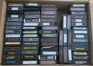 Atari 2600 Game Lot Clean-Tested Pick Your Game like Pitfall - Picture 1 of 78