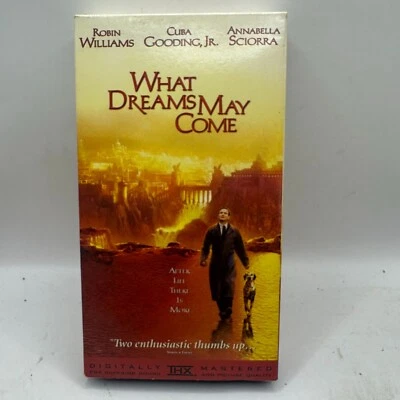 What Dreams May Come VHS Tape Robin Williams Cuba Gooding Jr. Rated PG-13 NTSC - Image 1 of 3