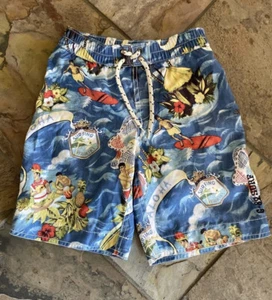 Boys 5 Gap Kids Retro Hawaii Print Swim Trunks - Picture 1 of 5