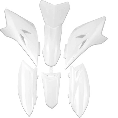 NEW YAMAHA TTR50 TTR 50 PLASTIC FENDERS KIT WHITE ALL YEARS PS59 - Image 1 of 4