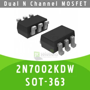 ✅ 2N7002KDW Dual N-Channel MOSFET 60V SOT-363 - Bild 1 von 1