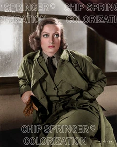 JOAN CRAWFORD STARRING IN TODAY WE LIVE (#1) FOTO A COLORI DI CHIP SPRINGER - Foto 1 di 1