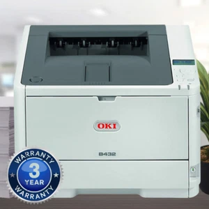 OKI B432DN Mono Laser Printer / Duplex / Network / 3-Year warranty - Picture 1 of 1
