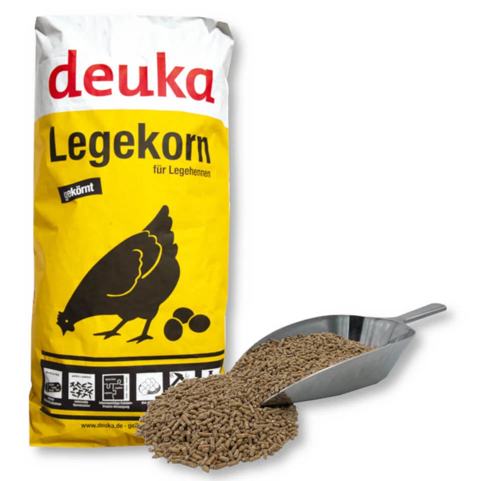 Deuka Legekorn 25 kg Hühnerfutter Geflügelfutter Legemehl gekörnt Legehennen - Bild 1 von 4