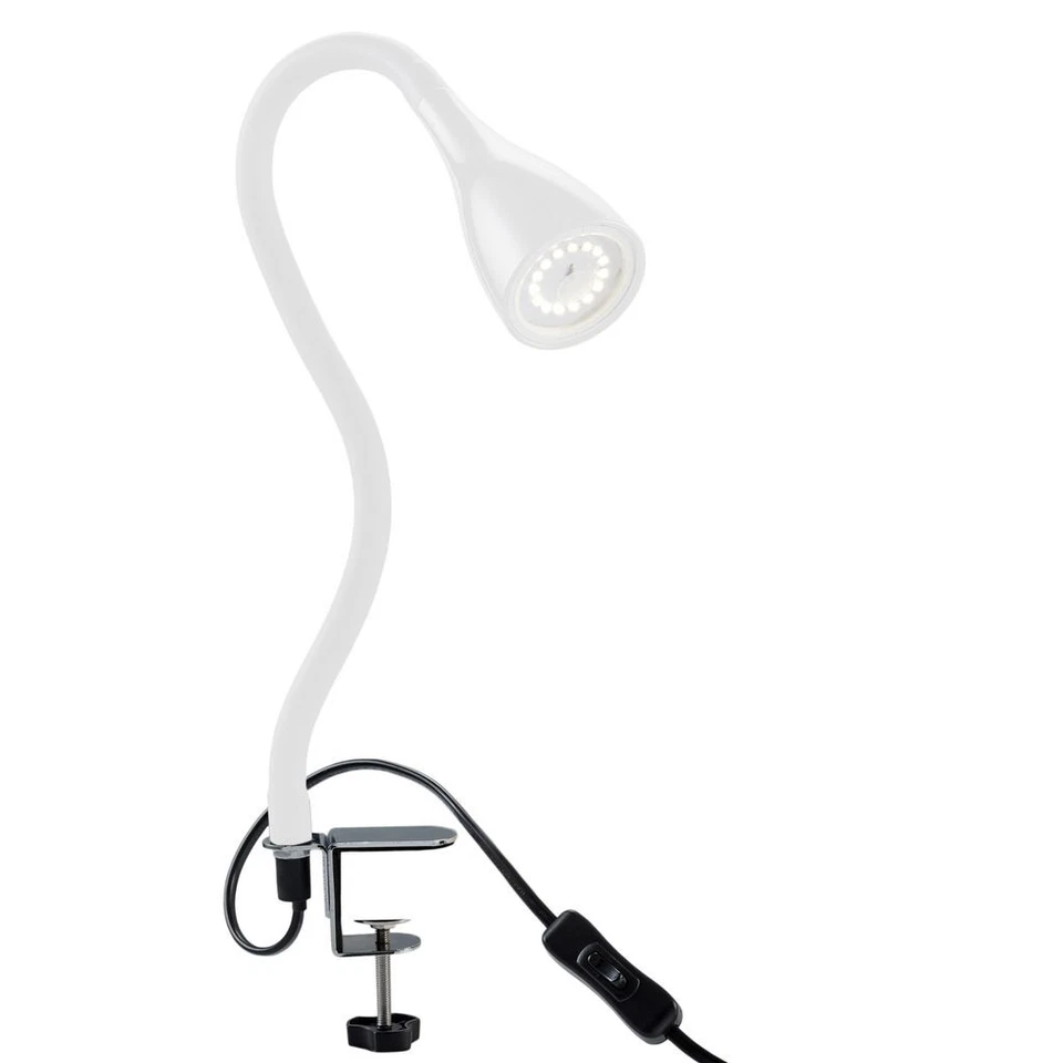 LED Klemmleuchte Dimmbar Tischleuchte Schreibtisch Büroleuchte Nachttisch Lampe - Bild 1 von 4