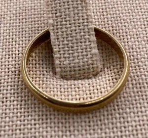 Vintage 14K Gold Keepsake Wedding Band Size 7 - Picture 1 of 5