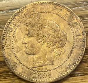 1891 A FRANCE 10 CENTIMES - Picture 1 of 2