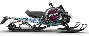 2021 Arctic Cat Blast Graphic Kit Wrap Decals White Kiss - Picture 1 of 2