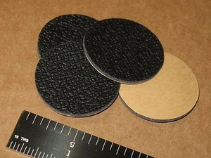 4 NO SKID FOAM DISC DOT PAD CIRCLE FEET POD 1.5 in DIA 3/32 thick BLACK 38x2.4mm - Picture 1 of 1