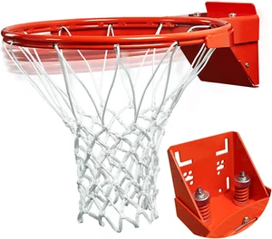 Professional Basketball Rim, Heavy Duty 18 Inch Basketball Rim Replacement with - Picture 1 of 12