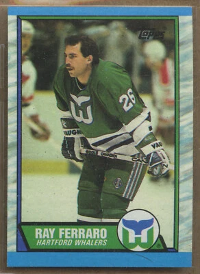 1989-90 Topps #70 Ray Ferraro Hartford Whalers - Image 1 of 2