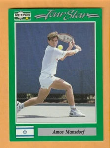 Amos Mansdorf 1991 NetPro Tour Stars #47 RC Rookie - Picture 1 of 2