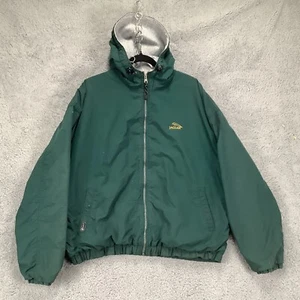 Gear For Sports Jaguar Jacke 2XL grün schwer Fleece gefüttert bestickt Bomber - Bild 1 von 17