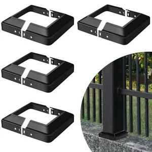 4 Pcs Metal Post Skirt, Split Style Post Skirt Post Base Cover, Porch Columns... - Picture 1 of 7