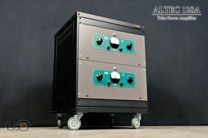 ALTEC 128A Vacuum Tube Power Amplifier Pair + 12U Rack (Worldwide Shipping) - Picture 1 of 12
