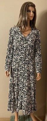 Robe chemise midi fleurie BURTON 38 Neuve Foto 1 de 4