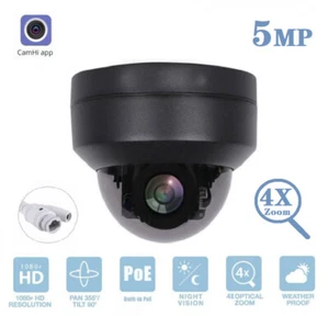 5MP MINI PTZ 5x Optical Zoom IR 30m Network Security Dome IP Camera 2.7-13.5mm - Picture 1 of 9