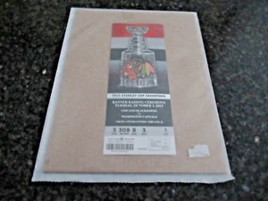 2013 Stanley Cup Champs Chicago Blackhawks Banner Raising Ceremoney Ticket - Picture 1 of 1