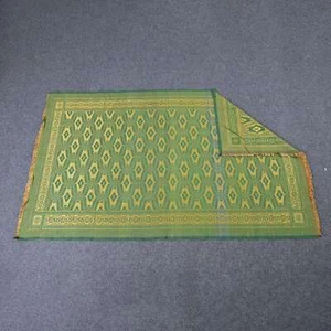 Hand Weaved Vintage Indian Decorative Cotton Reversible, Throws, Bedspread - Picture 1 of 8